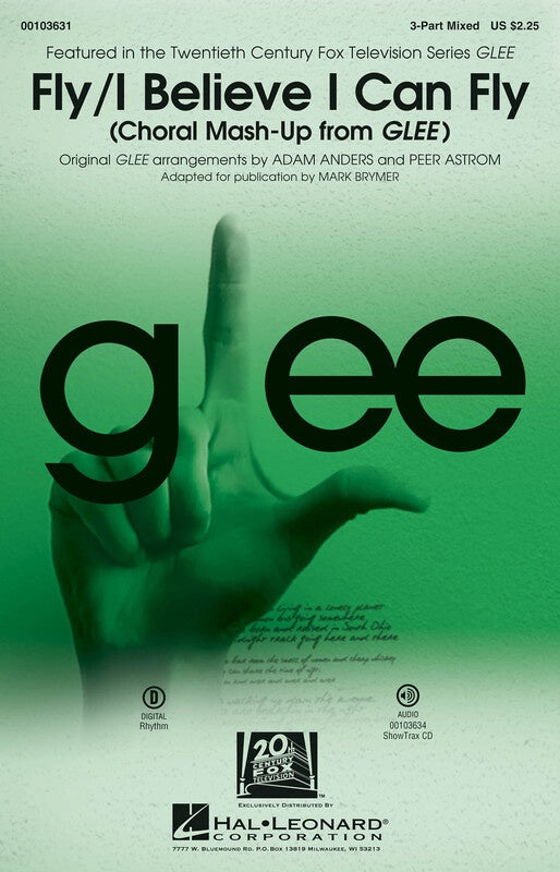 Fly / I Believe I Can Fly From Glee - 3 Part Mixed Voicing Sheet Music