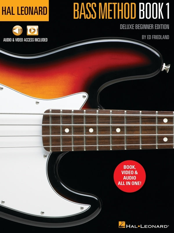 Hal Leonard Bass Tab Method - Book 1 Deluxe Beginner Edition (Book/Olm)