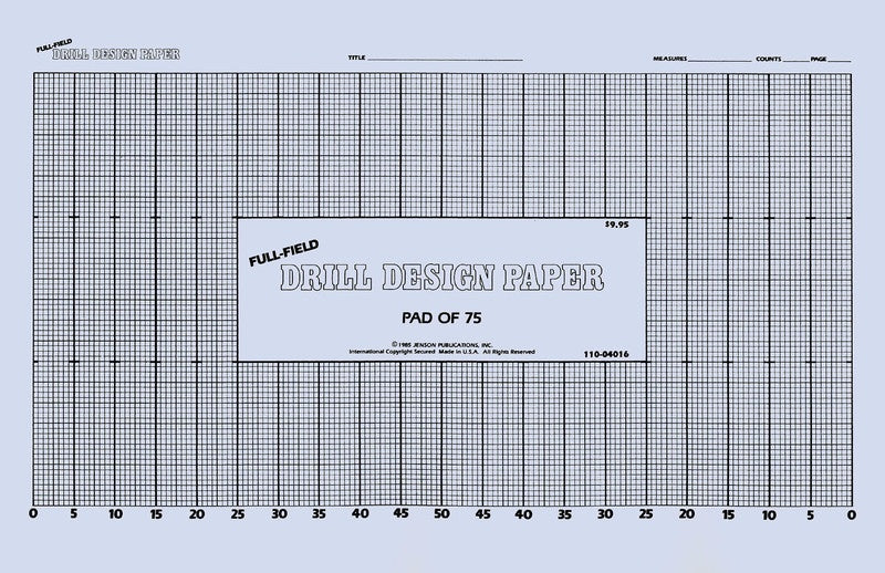 Drill Design Paper Full Field Marching Band