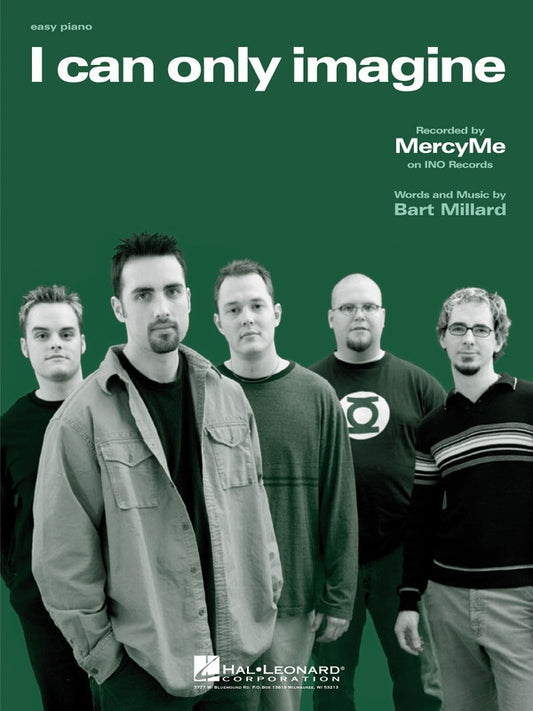 Mercyme - I Can Only Imagine Easy Piano S/S