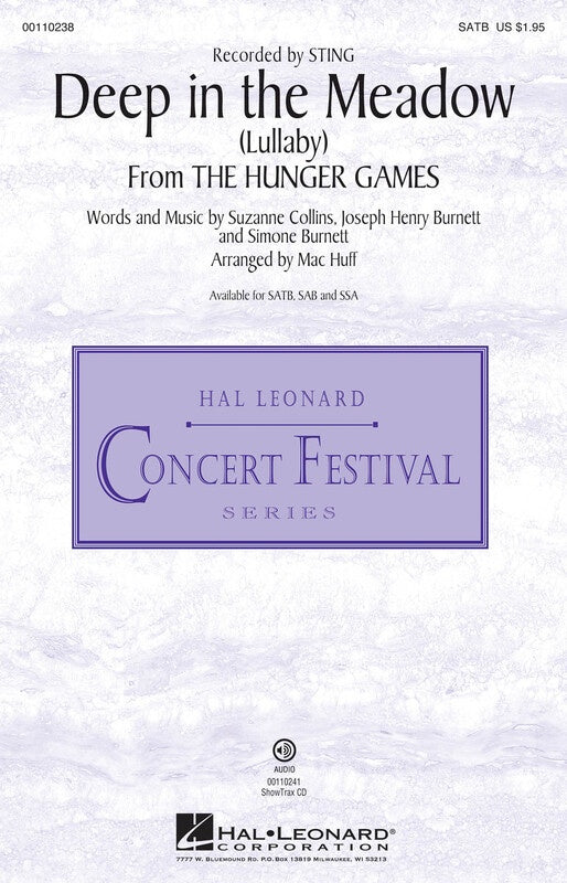 Deep In The Meadow (Hunger Games) Satb