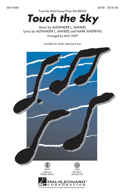 Touch The Sky (From Brave) Satb