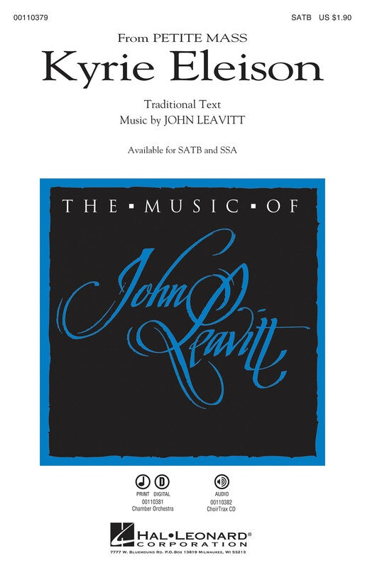 Kyrie Eleison -Soprano/Alto/Tenor/Bass Sheet Music
