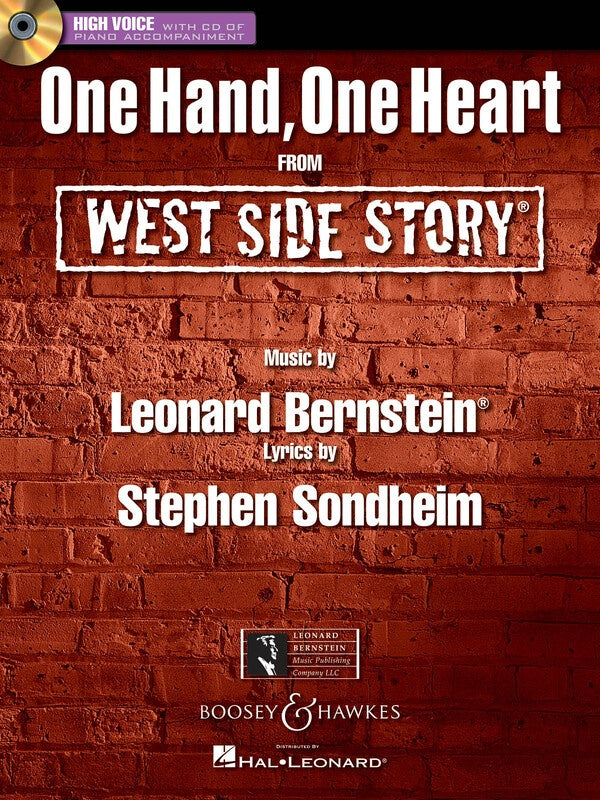 One Hand One Heart S/S & Accomp Cd High Voice
