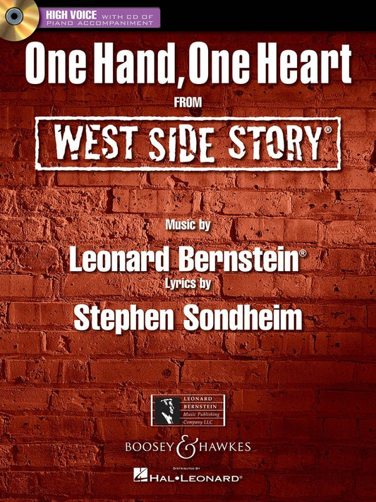 One Hand One Heart S/S & Accomp Cd High Voice