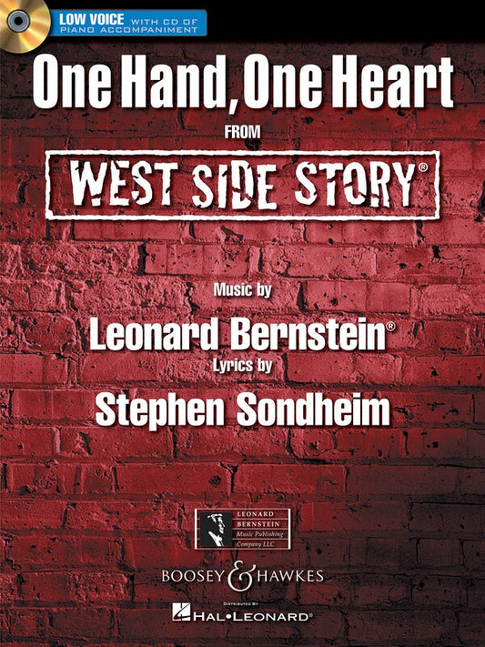 One Hand One Heart S/S & Accomp Cd Low Voice