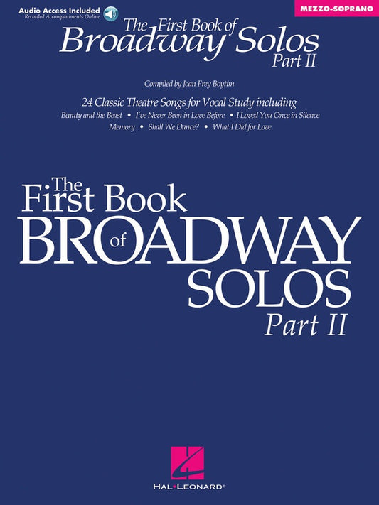 First Book Of Broadway Solos Ii Mez Sop Bk/Cd