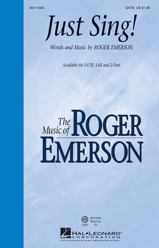 Just Sing - Soprano/Alto/Tenor/Bass Sheet Music
