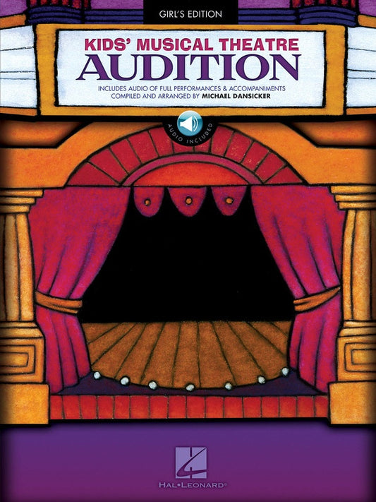 Kids Musical Theatre Audition Girls Ed Bk/Cd