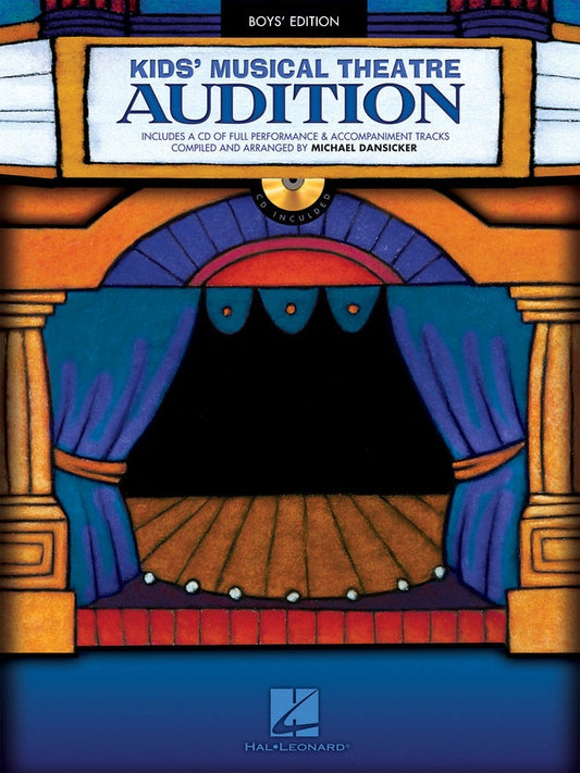 Kids Musical Theatre Audition Boys Edition Bk/Cd