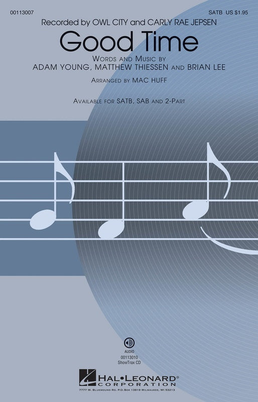 Good Time - Voicing: 2-Part Sheet Music