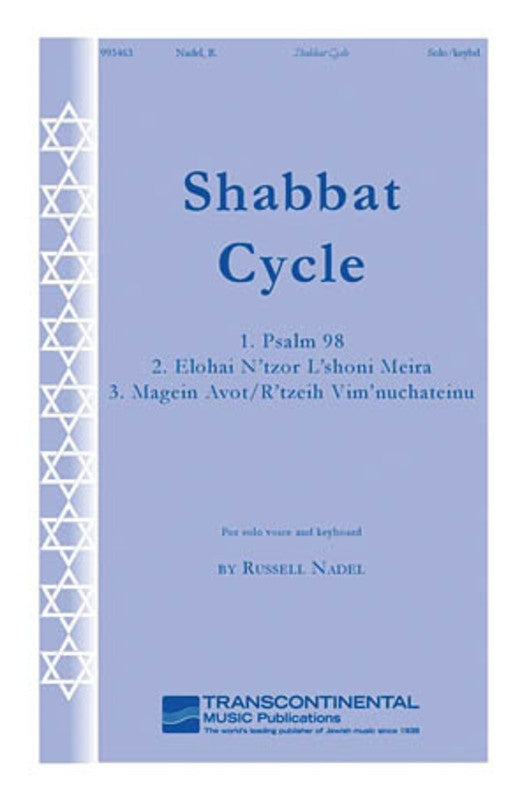 Nadel - Shabbat Cycle For Solo Voice/Keyboard