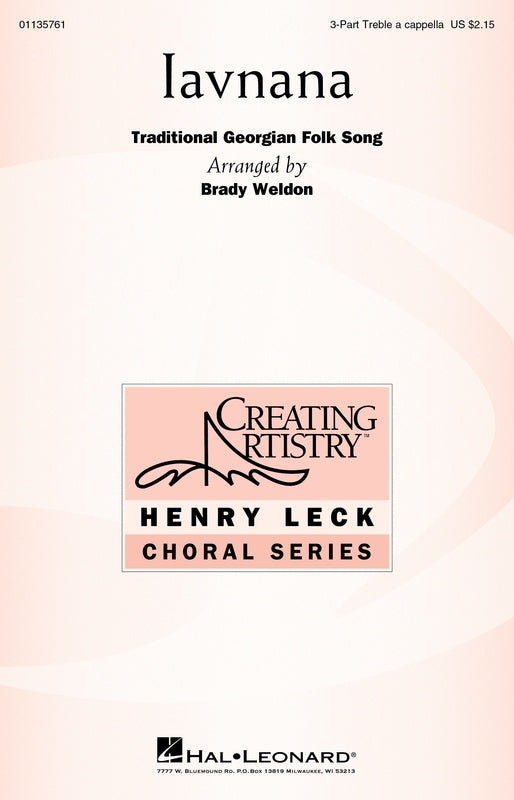 Iavnana 3 Part Treble A Cappella