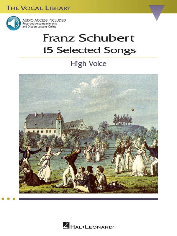 Schubert - 15 Selected Songs High Voice Bk/Ola