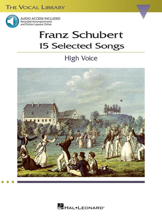 Schubert - 15 Selected Songs High Voice Bk/Ola