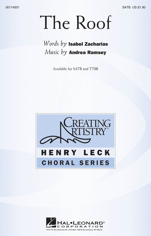 The Roof - Soprano /Alto/Tenor/Bass Vocal Sheet Music