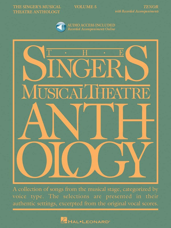 Singers Musical Theatre Anth V5 Tenor Bk/Ola