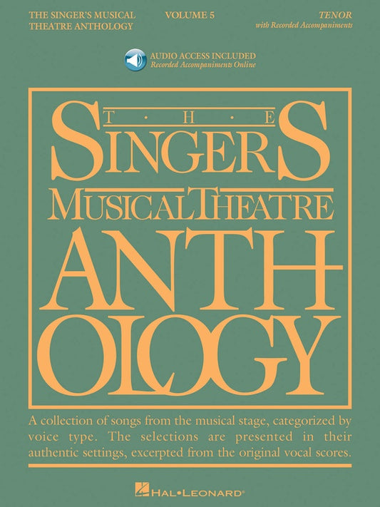 Singers Musical Theatre Anth V5 Tenor Bk/Ola