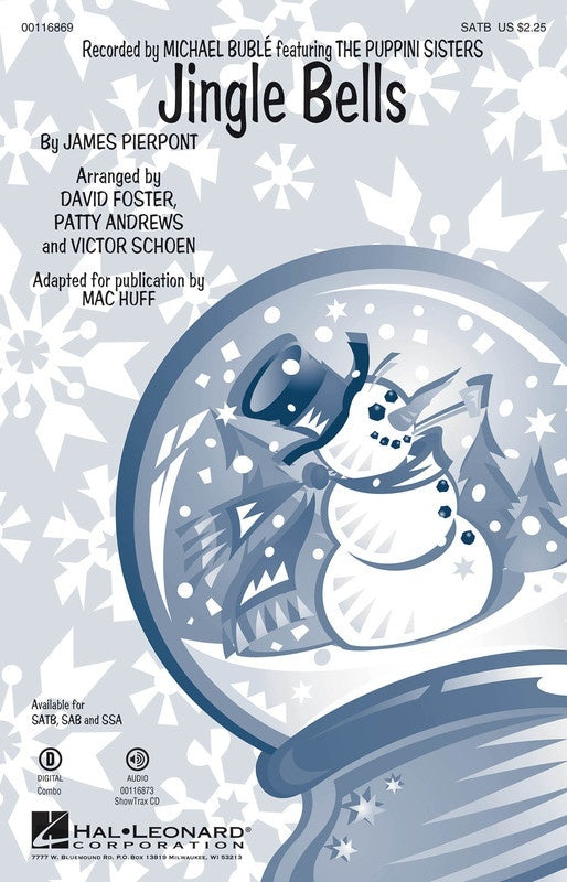 Jingle Bells Vocal Sheet Show Trax CD