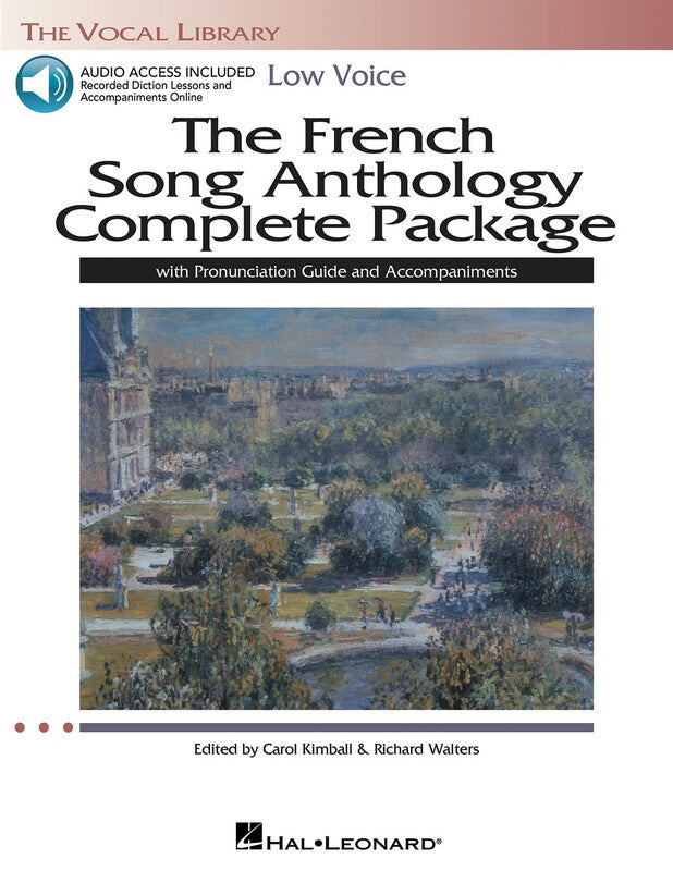 French Song Anthology Complete Bk/5Cds Low Voice