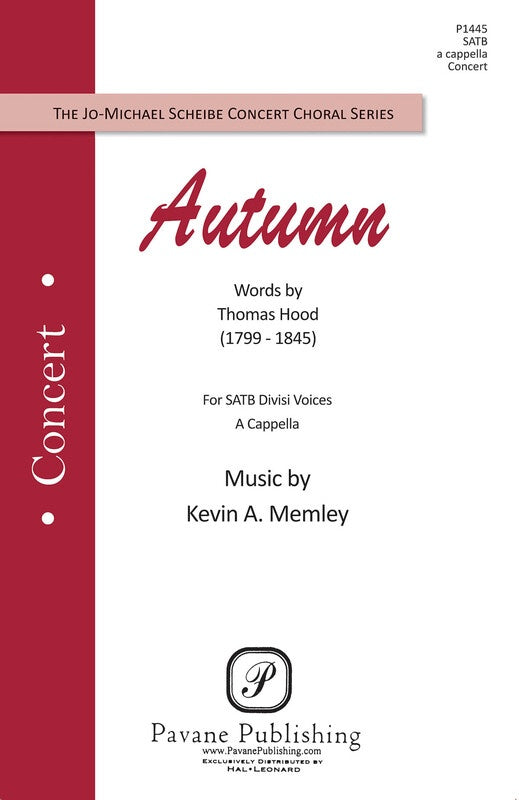 Autumn Choral Sheet Music - Soprano, Alto, Tenor, Bass