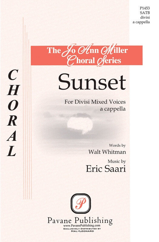 Sunset - Soprano/Alto/Tenor/Bass Sheet Music