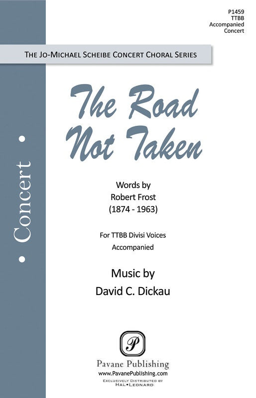 Road Not Taken - Tenor/Bass TTBB Voicing Sheet Music