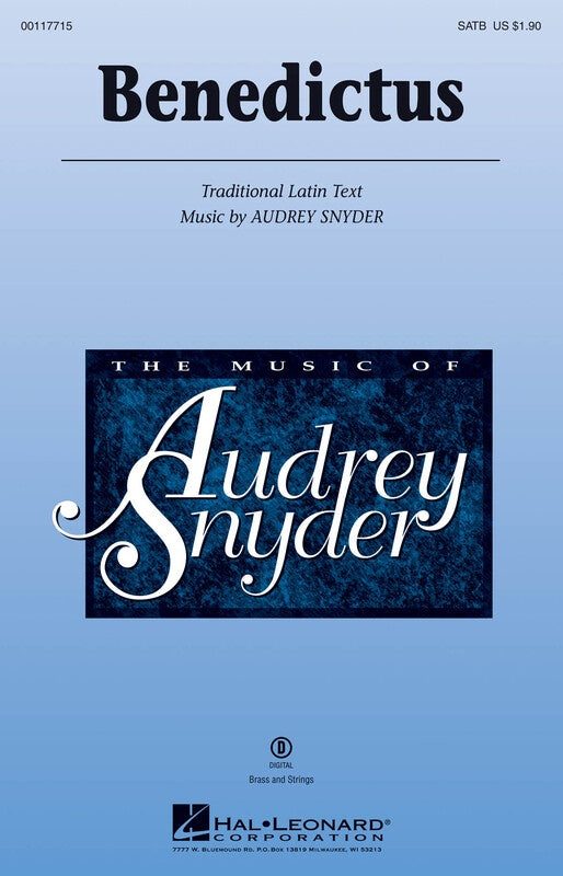 Benedictus - Soprano/Alto/Tenor/Bass Voicing Sheet Music