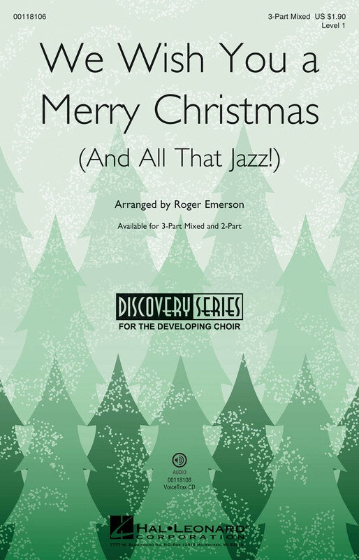 We Wish You A Merry Christmas & All That Jazz - 3 Part Voicing Sheet Music
