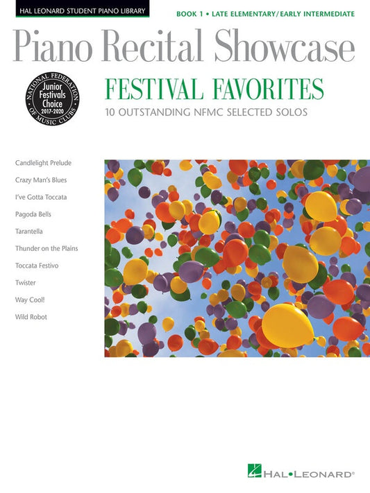 Hlspl Recital Showcase Festival Favorites Bk 1