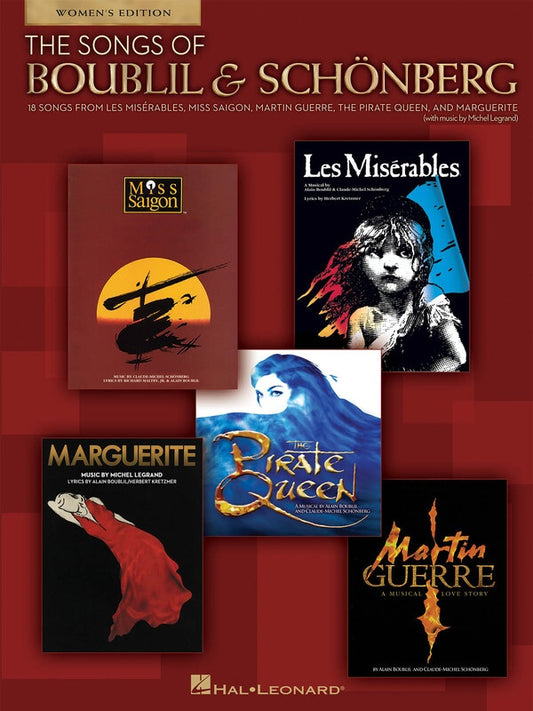 Songs Of Boublil & Schoenberg Womens Edition