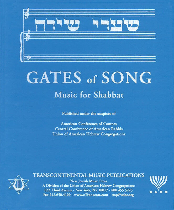 Gates Of Song Music For Shabbat