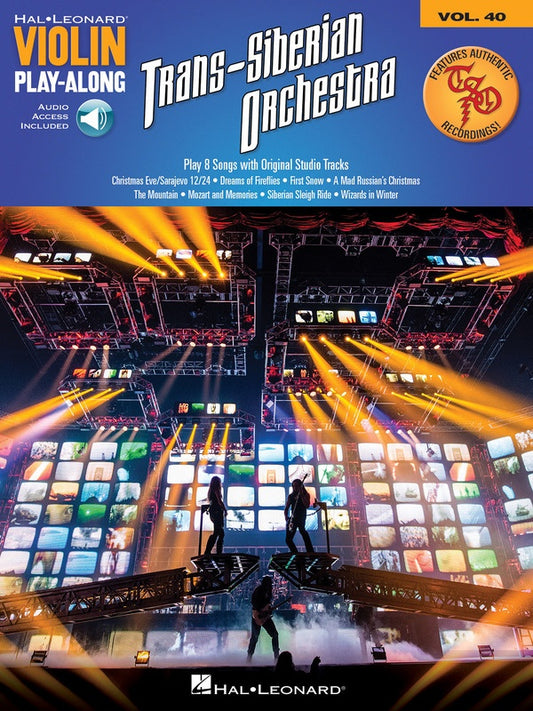 Trans-Siberian Orchestra Violin Playalong V40 Bk/Ola