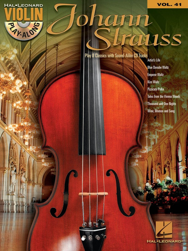 Johann Strauss Violin Play Along Bk/Cd V41