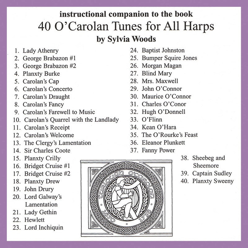 40 Ocarolan Tunes For All Harps Companion Cd