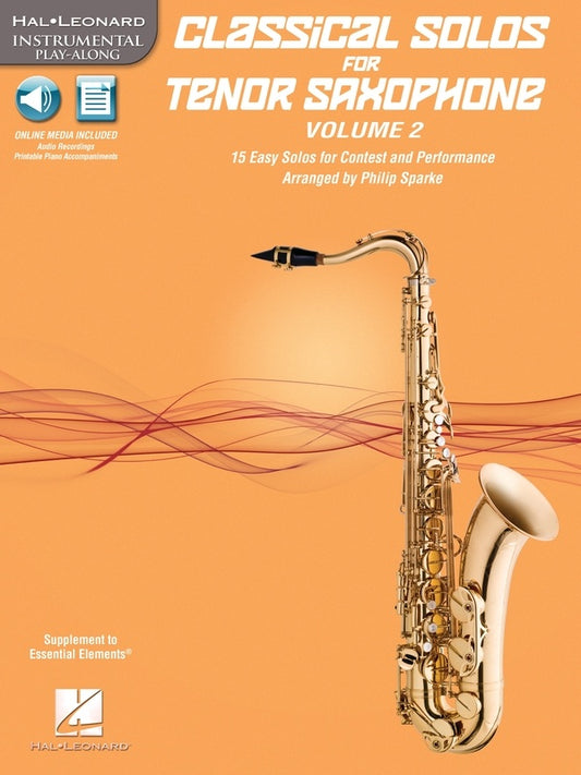 Classical Solos For Tenor Sax V2 Bk/Cd
