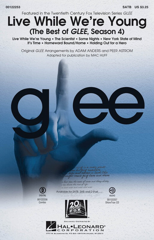 Live While Were Young (Best Glee Season 4) Satb