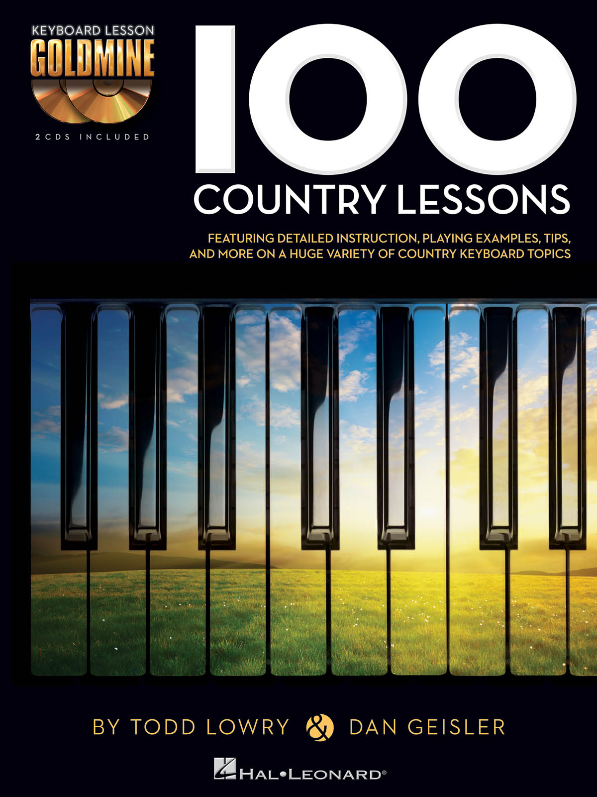 100 Country Lessons Goldmine Keyboard Book