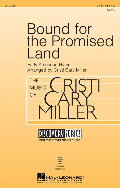 Bound For The Promised Land - 2 Part Voicing Sheet Music