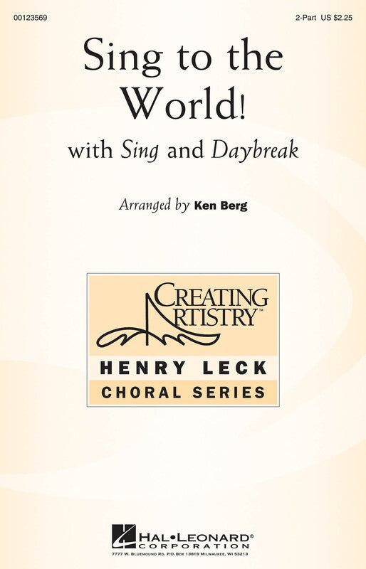 Sing To The World 2Pt