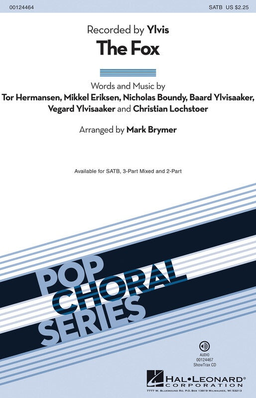 Fox (What Does The Fox Say) Satb