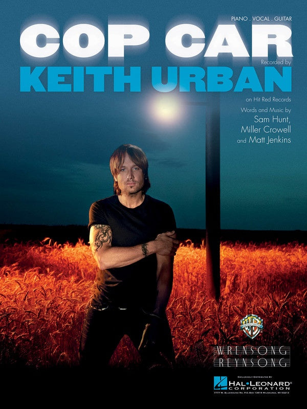 Keith Urban - Cop Car PVG Sheet Music