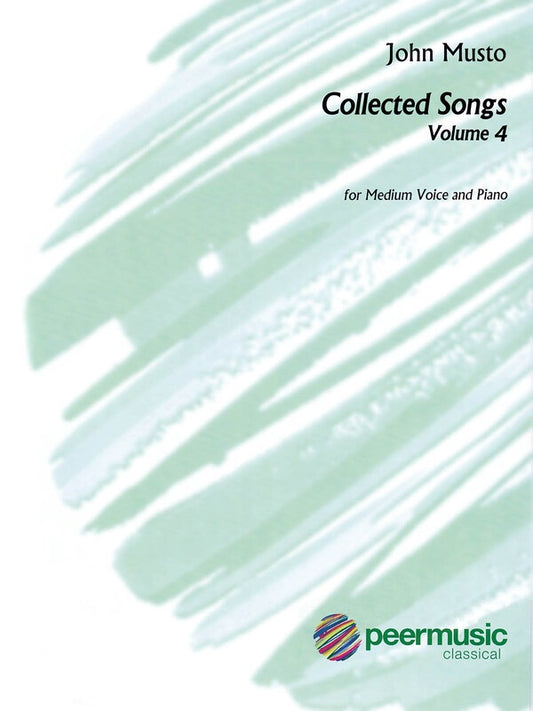 Musto Collected Songs Vol 4 Med Voice