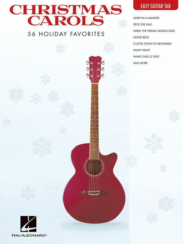 Christmas Carols Easy Guitar Tab Book