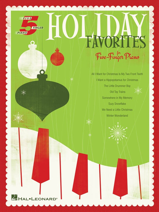 Holiday Favorites For Five Finger Piano Book
