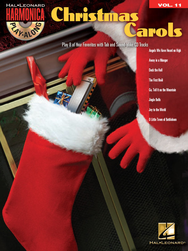 Christmas Carols Harmonica Play Along Volume 11 Book/Cd