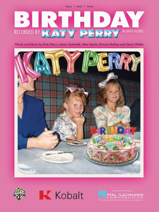 Katy Perry Birthday - PVG Sheet Music