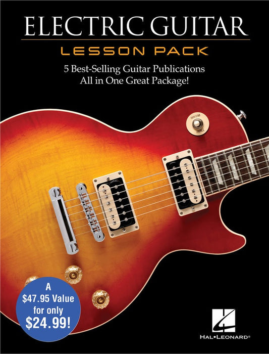 Electric Guitar Lesson Pack 4 Books and Dvd