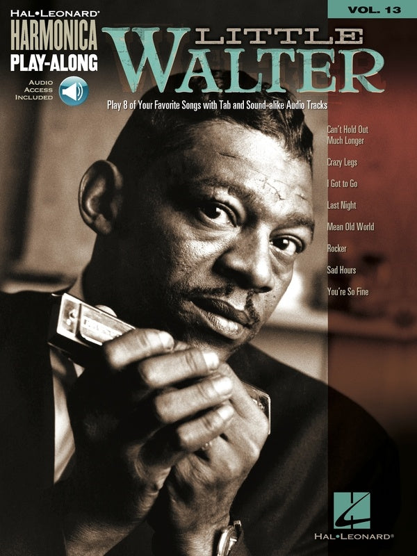 Little Walter Harmonica Playalong V13 Bk/Ola