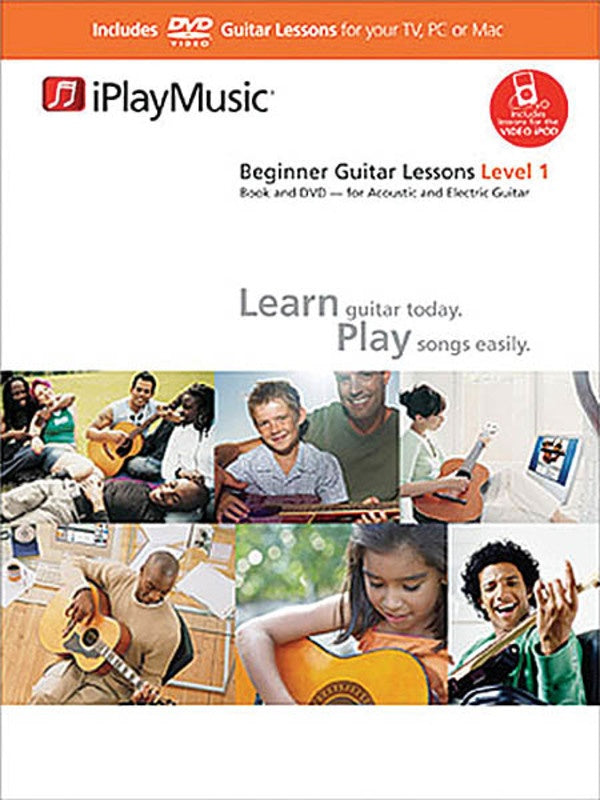 Beginner Guitar Lessons Level 1 Book/Dvd